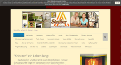 Desktop Screenshot of kachelofen-stoisser.at