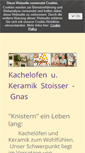 Mobile Screenshot of kachelofen-stoisser.at